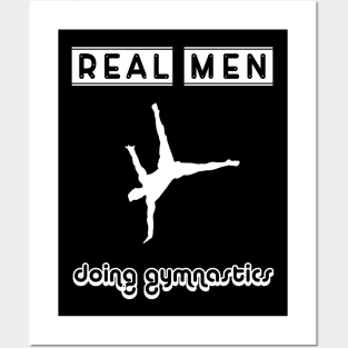 Real men doing gymnastics Posters and Art